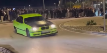 Imponen 13 denuncias por conducción temeraria, una de ellas penal, en una concentración sin permiso