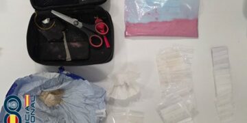 La Policía Nacional detiene en Torre del Mar a un varón que vendía droga a domicilio