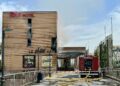 Vallan el edificio del Hotel Ibis para impedir daños a terceros tras el aparatoso incendio