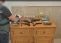 Una persona investigada tras intervenir un arsenal de armas en su domicilio en Alhaurín el Grande