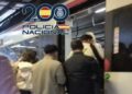 Detenidas siete personas dedicadas a los hurtos a usuarios de trenes de cercanías en Málaga
