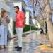 El Ayuntamiento de Fuengirola refuerza las labores de limpieza para combatir la floración y caída de las jacarandas