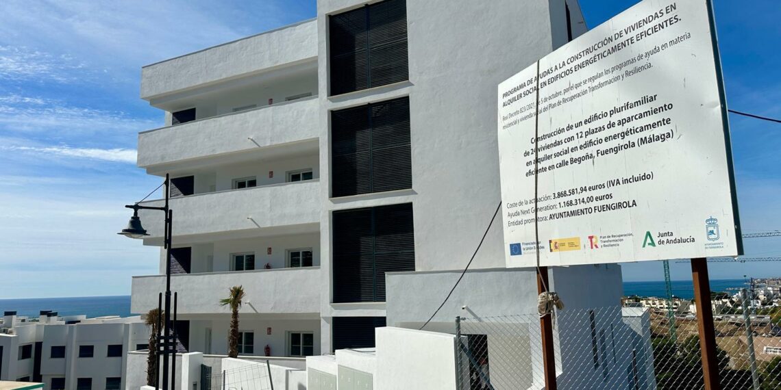 El Ayuntamiento de Fuengirola finaliza las obras de 24 Viviendas de Apoyo Municipal en Carvajal para jóvenes y familias