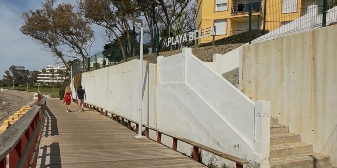 Finalizan las obras de reparación y  estabilización de un tramo de corredor litoral en Playa Bella