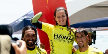 Sarah Almagro vuelve a llevar el nombre de Marbella a lo más alto del surf adaptado mundial