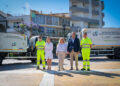 Mancomunidad y Urbaser presentan nuevos vehículos para reforzar el servicio de recogida selectiva en Fuengirola y Torremolinos