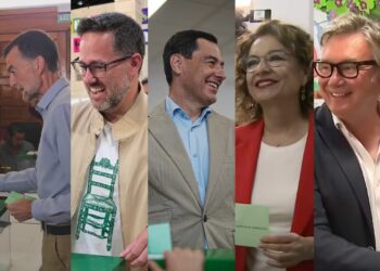 Málaga registra un ligero descenso de participación en el arranque del 17-M mientras todos los candidatos animan a votar
