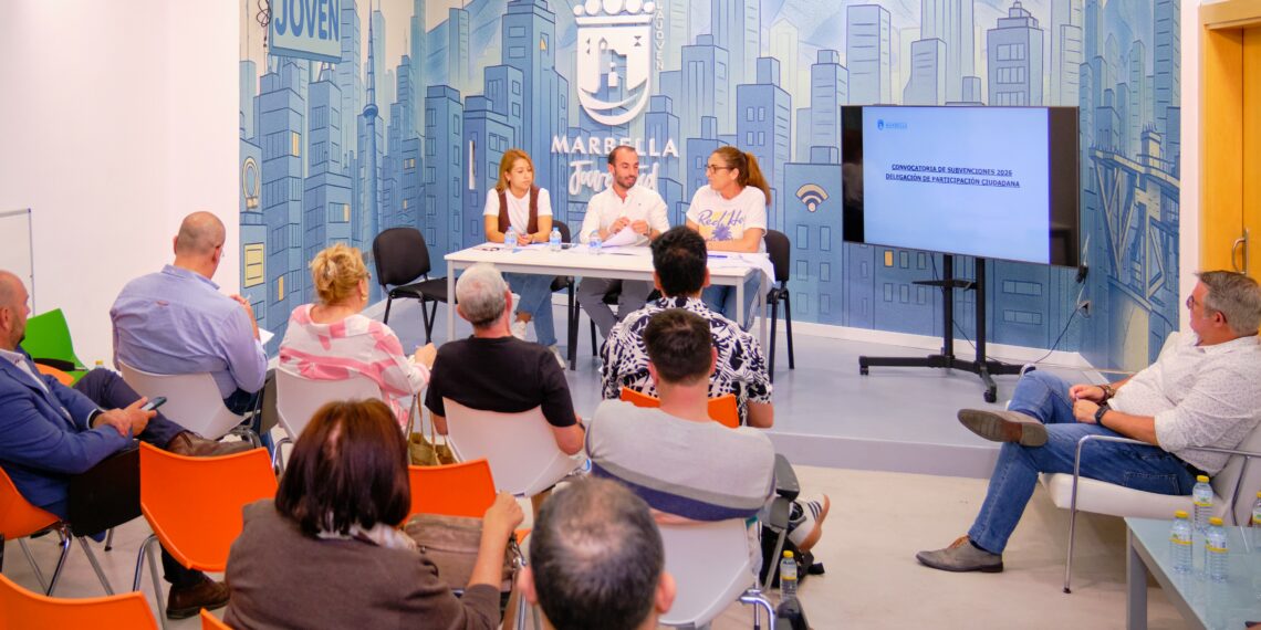 Abierto el plazo para participar en la convocatoria de subvenciones a asociaciones vecinales y cívicas de Marbella