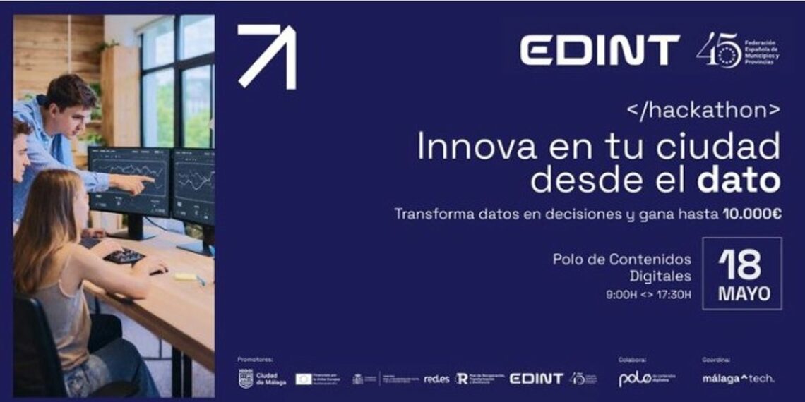 Málaga celebra el ‘Hackathon Data Challenge – Innova en tu ciudad desde el dato’ el próximo 18 de mayo