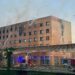 Controlado el fuego en el Hotel Ibis: «Nos hemos encontrado un incendio bastante complejo»