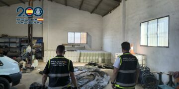 Dos detenidos durante un dispositivo antidroga en la Axarquía en el que abrieron fuego contra agentes