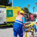 Un atropello en pleno casco antiguo de Frigiliana deja siete personas heridas