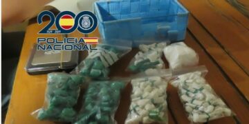 Detenida una pareja al frente de un punto de venta de cocaína en Estepona