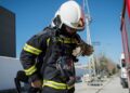 Una anciana de 87 años, evacuada al hospital por el incendio de una casa en Marbella