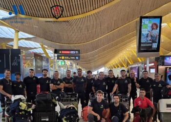 Los bomberos del Consorcio de Málaga, rumbo a Venezuela: «La prioridad absoluta es ponernos a trabajar y localizar gente con vida»