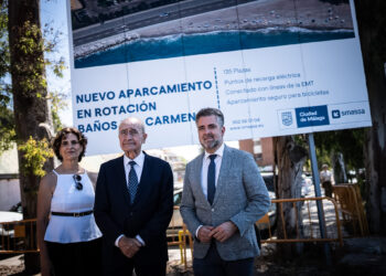 El Ayuntamiento de Málaga impulsa un nuevo aparcamiento en rotación en el distrito Este con 135 plazas y conectado con las líneas de la EMT Ex