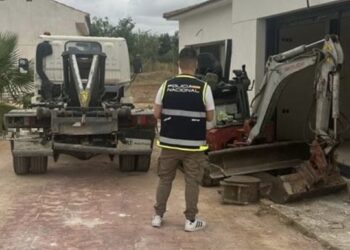 Detenido el autor de varios robos de material de obra y maquinaria en Málaga