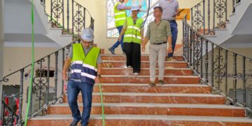 Las obras de modernización de la Casa Consistorial ya superan el 60 por ciento de los trabajos ejecutados