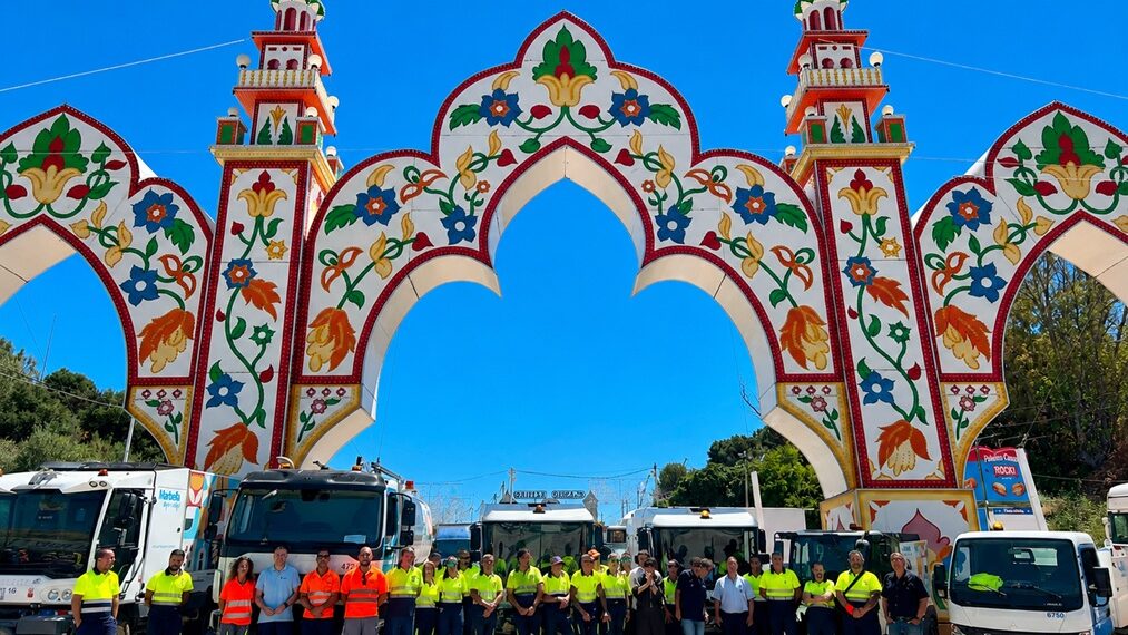 Marbella activará un dispositivo especial de limpieza 24 horas para San Bernabé: 75 operarios tanto en el recinto como en el Casco Antiguo