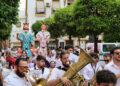 El Pendón de Marbella luce en la delegación de Fiestas en la víspera del Día del Patrón, San Bernabé