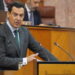 Juanma Moreno afronta este lunes el debate de investidura con la incógnita del apoyo de Vox