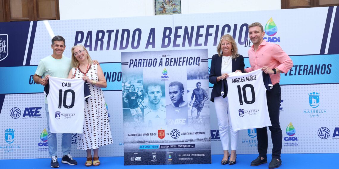 Marbella albergará un partido solidario a beneficio de CADI entre la selección española campeona del mundo sub-20 en Nigeria y un combinado de veteranos de la AFE