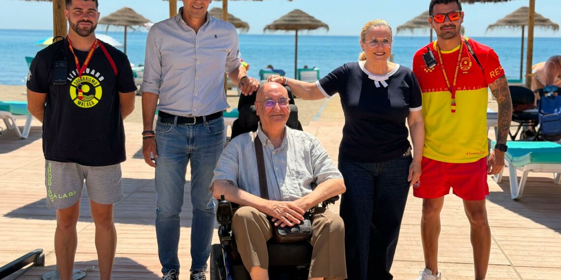 El Ayuntamiento de Fuengirola dispone de parcelas accesibles para personas con movilidad reducida en el 100% de sus playas
