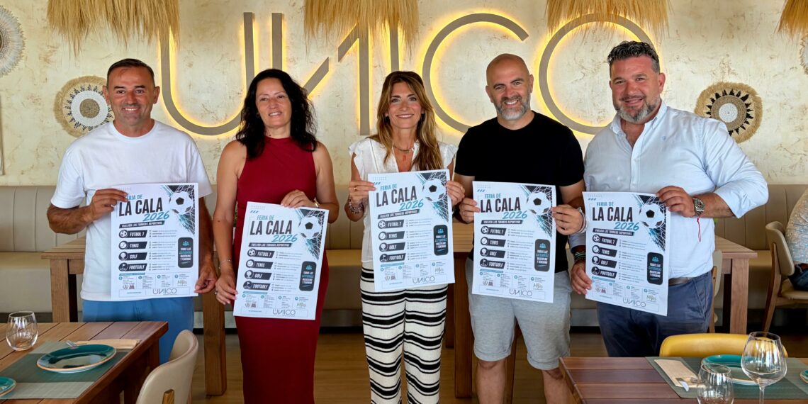 El torneo deportivo Feria de La Cala reunirá a 900 participantes en las disciplinas de golf, fútbol 7, tenis y futgolf hasta el 22 de julio
