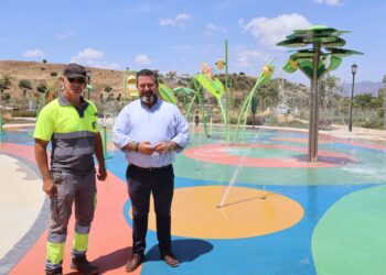 Abierto el ‘splash park’ del Gran Parque, una zona infantil acuática con 41 elementos interactivos