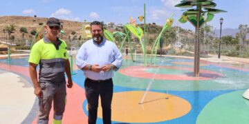 Abierto el ‘splash park’ del Gran Parque, una zona infantil acuática con 41 elementos interactivos