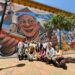 El Ayuntamiento avanza en la creación del mural de Pueblosol para recuperar la historia de Arroyo de la Miel