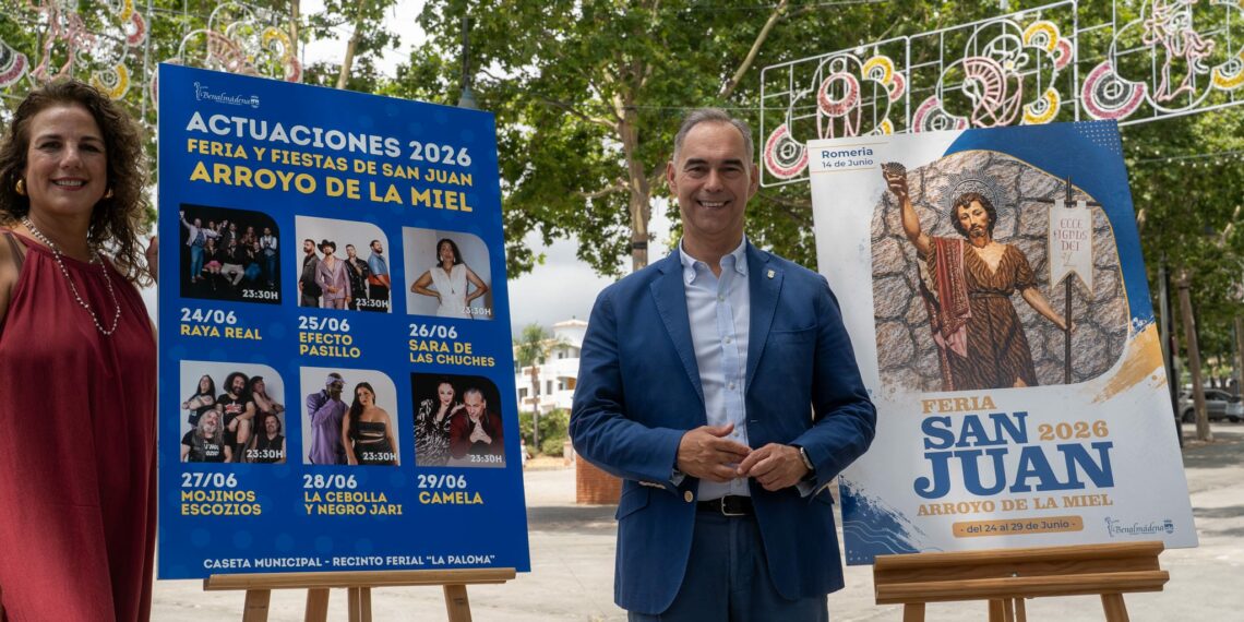 Presentado el cartel y las actuaciones estelares de la Feria y Fiestas de San Juan 2026