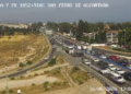 Colapso en la A-7 por San Pedro Alcántara: cerrado un carril y retenciones en ambos sentidos