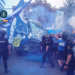 La Policía Nacional despliega cerca de un centenar de agentes en un dispositivo especial con ocasión del partido del Málaga