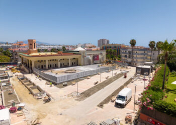 El Ayuntamiento de Estepona ultima los trabajos de las obras del aparcamiento de El Carmen para su apertura en verano