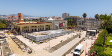 El Ayuntamiento de Estepona ultima los trabajos de las obras del aparcamiento de El Carmen para su apertura en verano