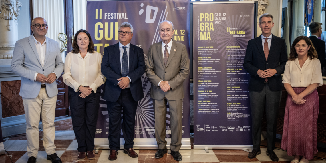 Diputación participa en el II Festival Internacional de la Guitarra ‘Ciudad de Málaga’, que reunirá a grandes maestros de la música del 3 al 12 de junio