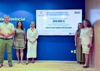 Diputación destinará 500.000 euros para seguir apoyando la contratación de personas desempleadas en la provincia