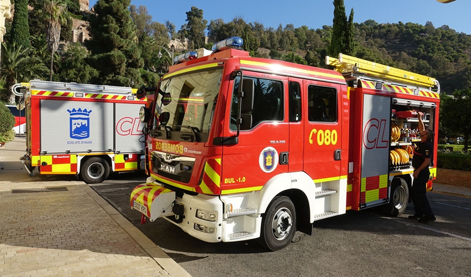 Un hombre de 63 años afectado tras el incendio de un piso en Rincón de la Victoria