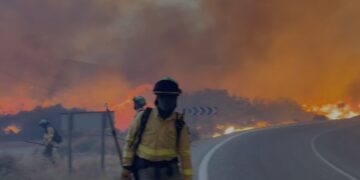 Doce personas fallecidas en el incendio de Los Gallardos en Almería
