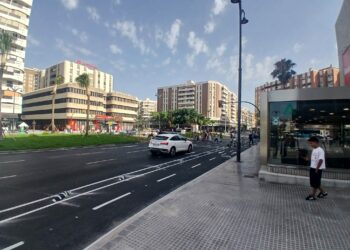 La Junta recupera la zona de Armengual de la Mota afectada por las obras del Metro de Málaga