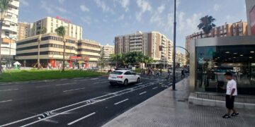 La Junta recupera la zona de Armengual de la Mota afectada por las obras del Metro de Málaga