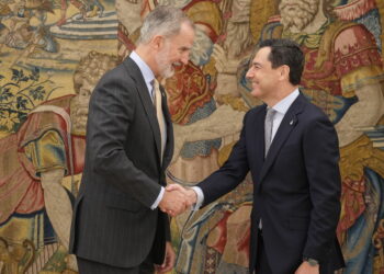 Moreno, recibido en Zarzuela por Felipe VI: «Hemos hablado sobre el presente y el futuro de Andalucía»