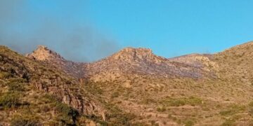 Estabilizado el incendio de Los Gallardos, ya pueden regresar a casa los 1.000 desalojados