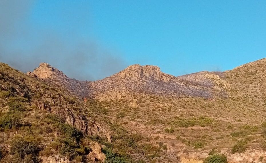 Estabilizado el incendio de Los Gallardos, ya pueden regresar a casa los 1.000 desalojados