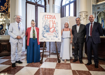 Presentado el cartel de la Feria de Málaga 2026: ‘Flores para la Victoria’, de Patricia Castro