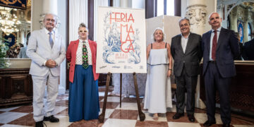 Presentado el cartel de la Feria de Málaga 2026: ‘Flores para la Victoria’, de Patricia Castro
