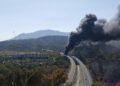 Dos fallecidos y siete heridos tras el impacto e incendio de un camión en la AP-7 en Benahavís