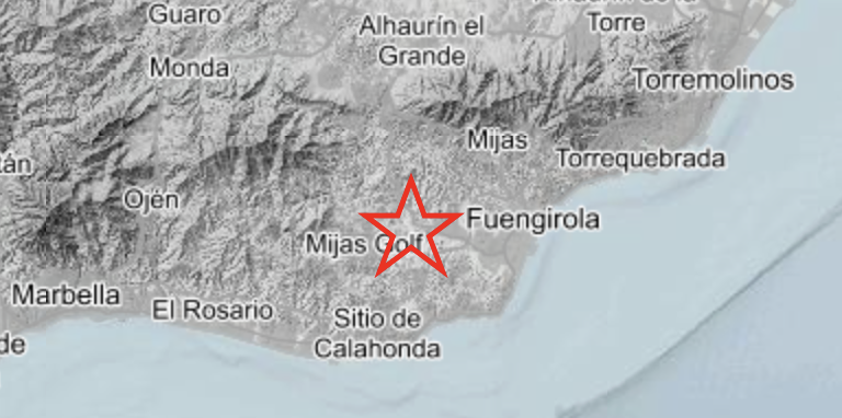 Registrado un terremoto de 3,6 de magnitud en Fuengirola