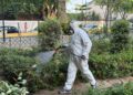 Mijas fumiga los parques Andalucía, El Abuelo y 3 de Abril dentro de la prevención del mosquito del virus del Nilo